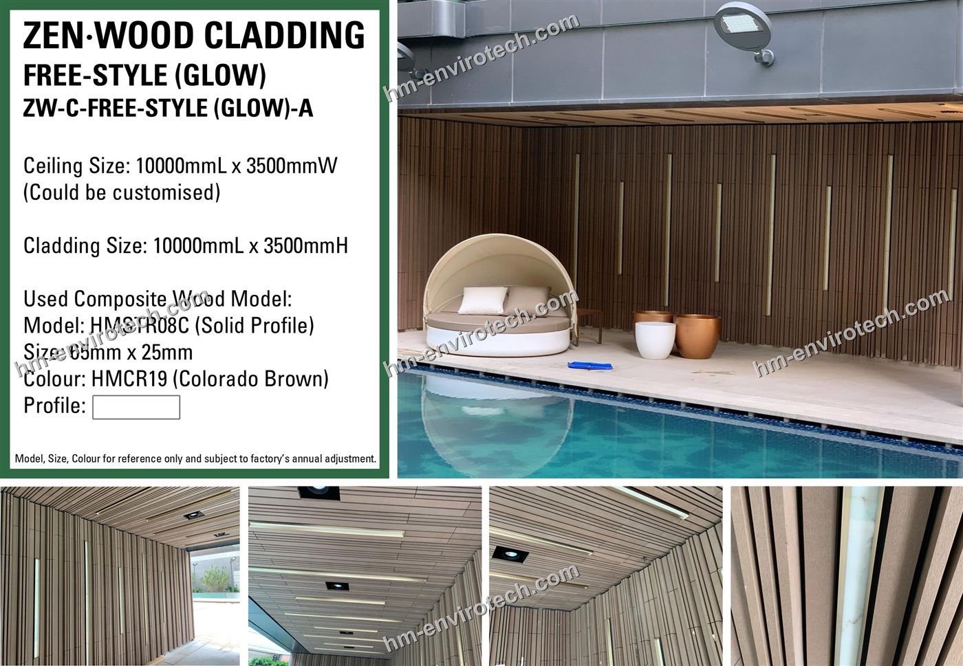 Free-Style Glow pool cladding
