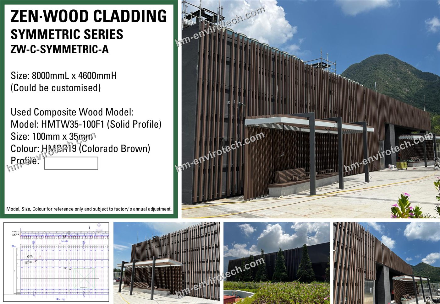 Symmetric Series cladding