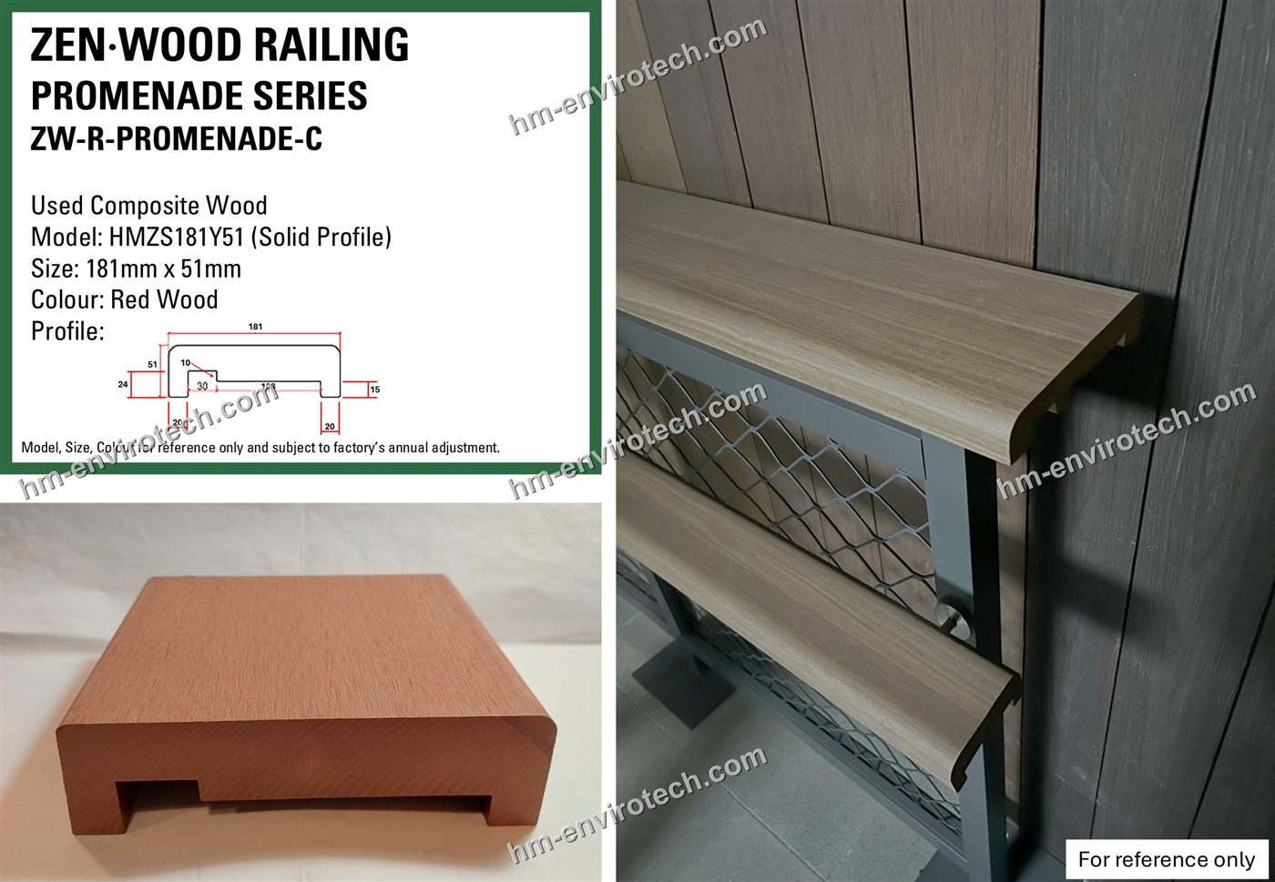 Promenade Series mesh railing cap